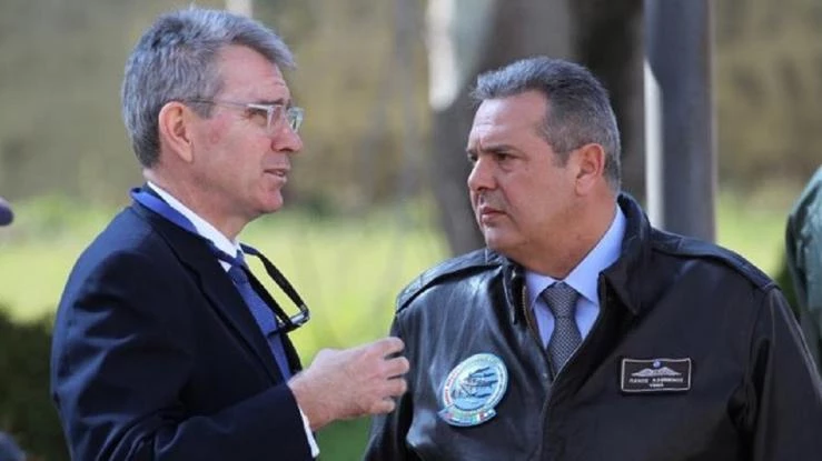 Συνάντηση υπουργού Άμυνας με τον Αμερικανό πρέσβη – Τι συζήτησαν